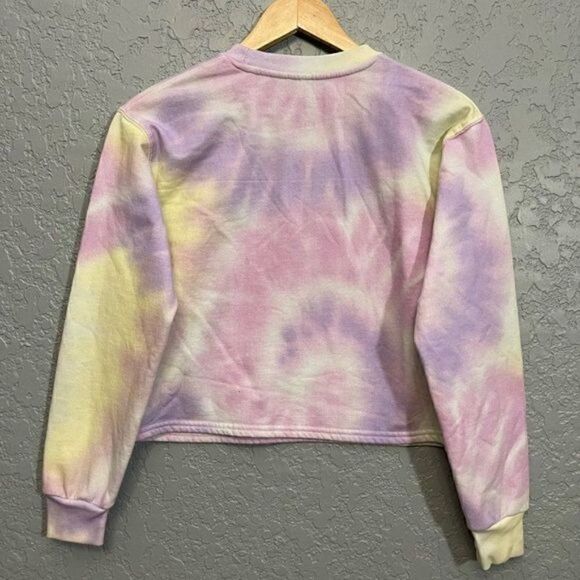 Peanuts Snoopy & Charlie Brown Rock Out Tie Dye Sweatshirt - Picture 5 of 10